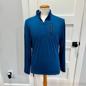 Ten Thousand The Over Zip Gibraltar Polartec 1/4 Zip Pull Over. Large.